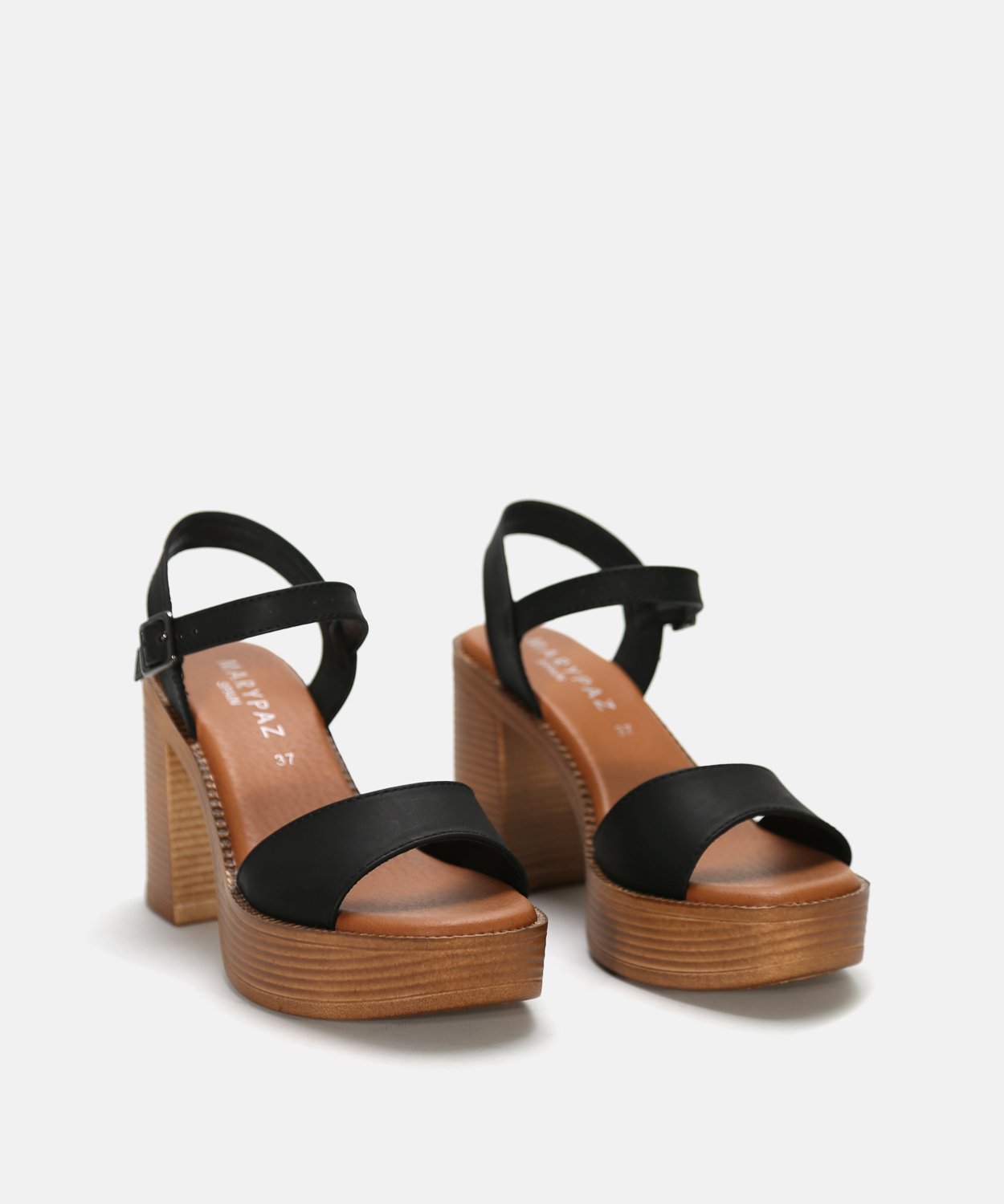 Sandalia plataforma tira ancha image number null